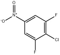2-CHLORO-1,3-DIFLUORO-5-NITRO-BENZENE Struktur