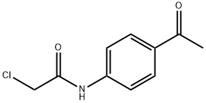 N-(4-ACETYLPHENYL)-2-CHLOROACETAMIDE Struktur