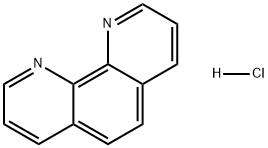 邻菲啰啉盐酸盐,3829-86-5,结构式