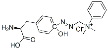 tyrosine-4-azophenyltrimethylammonium chloride Structure