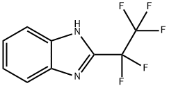 2-(ペンタフルオロエチル)ベンズイミダゾール 化学構造式