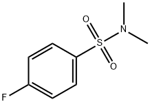 4-フルオロ-N,N-ジメチルベンゼンスルホンアミド 化学構造式