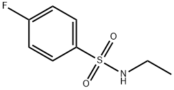N-Ethyl 4-fluorobenzenesulfonamide Structure