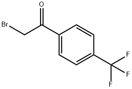 4-(トリフルオロメチル)フェナシルブロミド 化学構造式