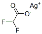 ジフルオロ酢酸銀(I) 化学構造式