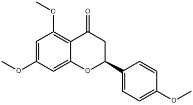 Naringenin trimethyl ether Struktur