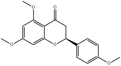 ナリンゲニントリメチルエーテル 化学構造式