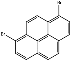 1,8-二溴芘,38303-35-4,结构式