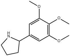 2-(3,4,5-TRIMETHOXY-PHENYL)-PYRROLIDINE Struktur