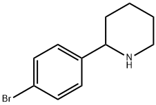 2-(4-溴苯基)-哌啶, 383128-14-1, 结构式