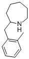 HEXAHYDRO-2-[(2-METHYLPHENYL)METHYL]-1H-AZEPINE 结构式