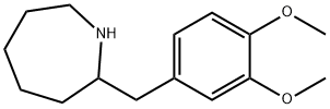 2-[(3,4-DIMETHOXYPHENYL)METHYL]HEXAHYDRO-1H-AZEPINE, 结构式