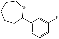 2-(3-フルオロフェニル)アゼパン 化学構造式