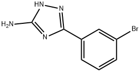 5-(3-Bromophenyl)-4H-1,2,4-triazol-3-amine Struktur