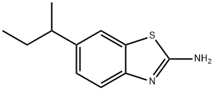 2-Benzothiazolamine,6-(1-methylpropyl)-(9CI) Structure