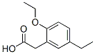 Benzeneacetic acid, 2-ethoxy-5-ethyl- (9CI) Structure