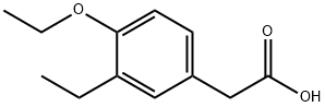Benzeneacetic acid, 4-ethoxy-3-ethyl- (9CI) Struktur