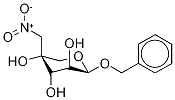 苄基4-C-硝基甲基-Β-D-阿拉伯吡喃糖苷 结构式