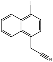 2-(4-氟萘-1-基)乙腈, 3832-87-9, 结构式