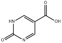 2-オキソ-1,2-ジヒドロピリミジン-5-カルボン酸 化学構造式