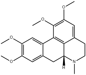 (R)-5,6,6a,7-tetrahydro-1,2,9,10-tetramethoxy-6-methyl-4H-dibenzo[de,g]quinoline Structure