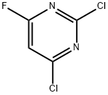 2,4-二氯-6-氟嘧啶, 3833-57-6, 结构式