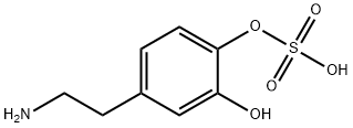 dopamine 4-O-sulfate, 38339-02-5, 结构式