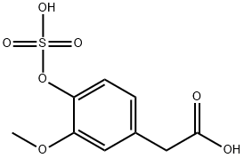 Homovanillic Acid Sulfate Structure