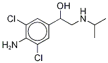 1-(4-AMINO-3,5-DICHLORO-PHENYL)-2-ISOPROPYLAMINO-ETHANOL(CLENPROPEROL) Struktur