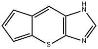 1H-Cyclopenta[5,6]thiopyrano[2,3-d]imidazole  (9CI) Structure