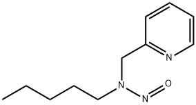 N'-Nitrosopentyl-(2-picolyl)amine Struktur