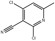 2,4-dichloro-6-Methylnicotinonitrile Structure