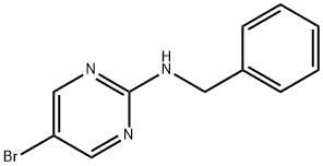 2-Benzylamino-5-bromopyrimidine Structure