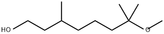 7-methoxy-3,7-dimethyloctan-1-ol            Structure