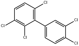 2,3,3',4',6-ペンタクロロビフェニル 化学構造式