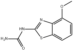 Urea, (4-methoxy-2-benzothiazolyl)- (9CI) Structure