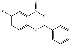 1-benzyloxy-4-broMo-2-nitrobenzene Struktur