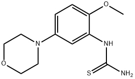 1-(2-Methoxy-5-Morpholinophenyl)thiourea Structure