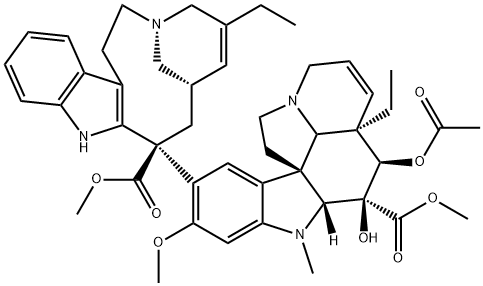 脱水长春碱 结构式