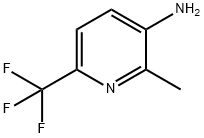 (2-Methyl-6-trifluoromethylpyridin-3-yl)amine 化学構造式
