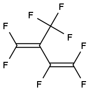 1,3-Butadiene, 1,1,2,4,4-pentafluoro-3-(trifluoromethyl)- Struktur