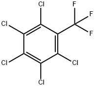 2,3,4,5,6-PENTACHLORO(TRIFLUOROMETHYL) BENZENE Struktur