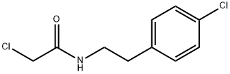 2-氯-N-[2-(4-氯苯基)乙基]乙酰胺, 3840-66-2, 结构式
