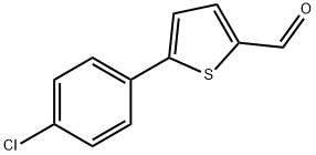 5-(4-氯苯基)噻吩-2-甲醛,38401-71-7,结构式