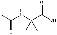 Cyclopropanecarboxylic acid, 1-(acetylamino)- (9CI) Structure