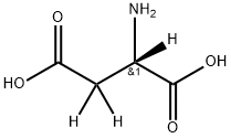 L-ASPARTIC-2,3,3-D3 ACID Structure