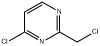 4-CHLORO-2-(CHLOROMETHYL)PYRIMIDINE Structure