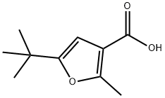 5-叔-丁基-2-甲基呋喃-3-羧酸 结构式