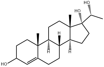 4-Pregnen-3,17α, 20β-triol Structure