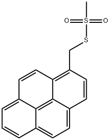 1-Pyrenylmethyl Methanethiosulfonate Structure